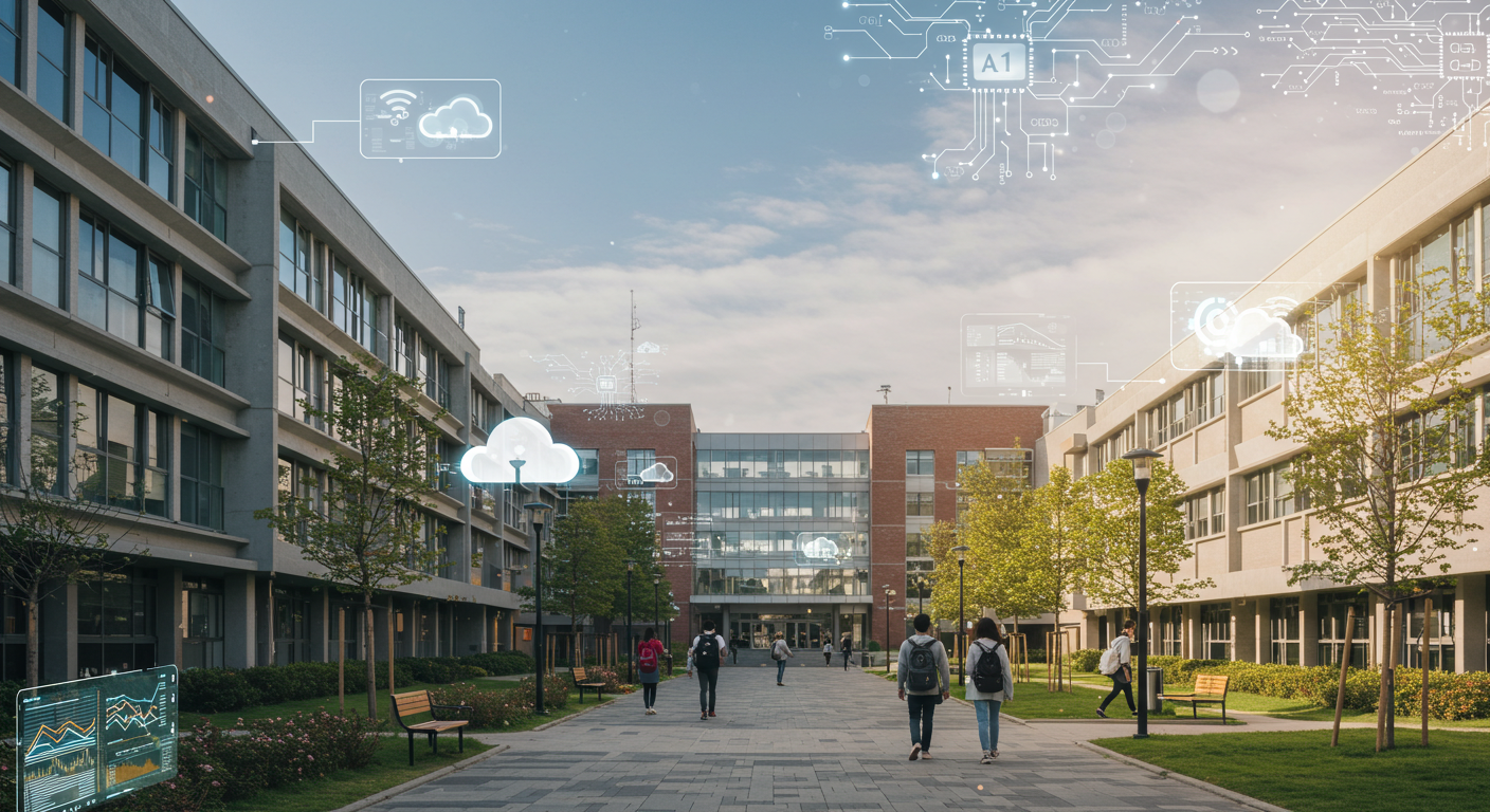 Students using smart technology in a Nigerian university classroom for collaborative learning