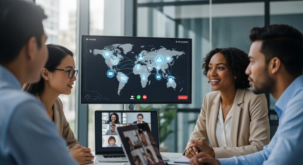 Global enrolment partnerships connecting universities across continents through EdTech platforms for cross-border student recruitment and admissions