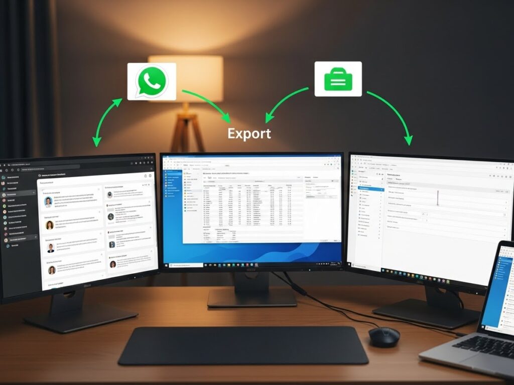 Student data breach caused by third party tools showing WhatsApp CRM and data export between multiple unsecured platforms
