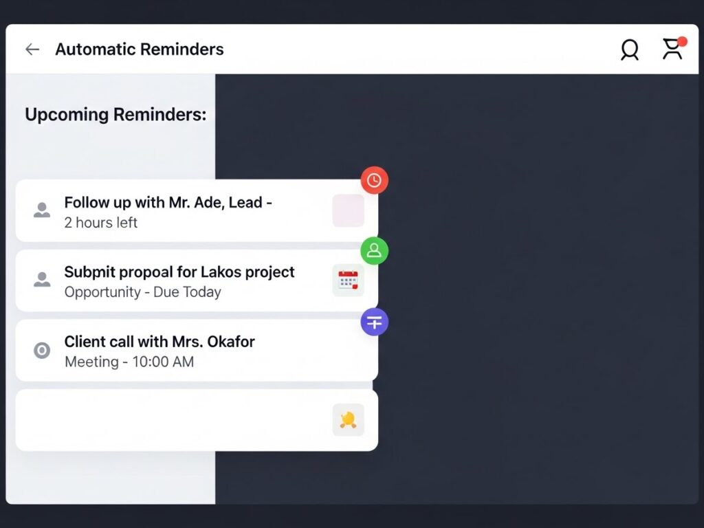 Admission funnel leakage reduced using automated reminders and follow-up alerts