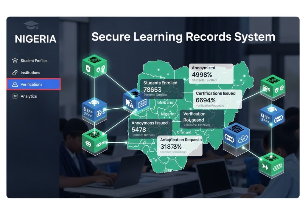 blockchain in education powering secure education credentials system with real time verification and blockchain learning records across institutions
